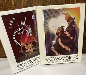 Bild des Verkufers fr Kiowa Voices Ceremonial Dance, Ritual and Song [WITH] Kiowa Voices Myths, Legends and Folktales. Two volumes zum Verkauf von Americana Books, ABAA