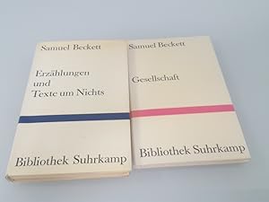 Imagen del vendedor de Konvolut 2 Bcher: Gesellschaft; Erzhlungen und Texte um Nichts e. Fabel a la venta por SIGA eG