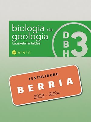 Image du vendeur pour (eus).(23).biologia eta geologia 3dbh mis en vente par Imosver