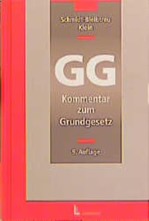 Seller image for Kommentar zum Grundgesetz. for sale by Antiquariat Thomas Haker GmbH & Co. KG