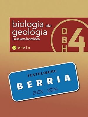 Image du vendeur pour (eus).(23).biologia eta geologia 4dbh mis en vente par Imosver
