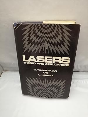 Seller image for Lasers: Theory and Applications (First edition, hardcover) for sale by Libros Angulo