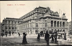 Ansichtskarte / Postkarte Wien 1 Innere Stadt, K. k. Hofoper