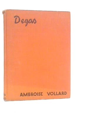 Bild des Verkufers fr Degas an Intimate Portrait zum Verkauf von World of Rare Books