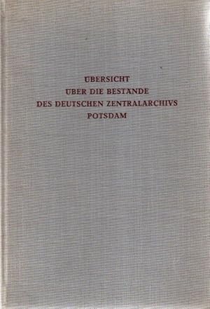 Bild des Verkufers fr bersicht ber die Bestnde des Deutschen Zentralarchivs Potsdam. Red.: ; Hans-Stephan Brather / Schriftenreihe des Deutschen Zentralarchivs ; Nr. 1, zum Verkauf von nika-books, art & crafts GbR