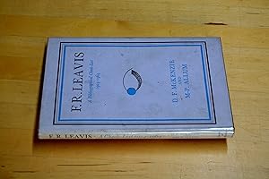 Seller image for F.R. Leavis A Check List 1924-1964 for sale by HALCYON BOOKS