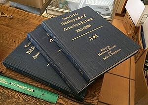 Immagine del venditore per Facts on File Bibliography of American Fiction: 1919-1988 (2vols.) & Bibliography of American Fiction: 1866-1918 (1vol.) - Three Volume Set venduto da Xochi's Bookstore & Gallery