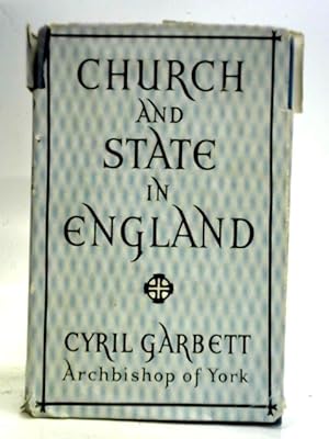 Bild des Verkufers fr Church and State in England zum Verkauf von World of Rare Books