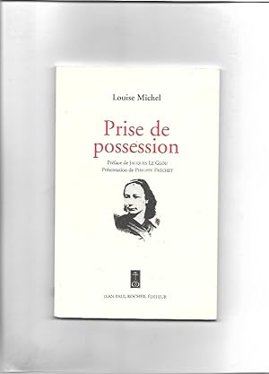 Seller image for Prise de possession for sale by La Petite Bouquinerie
