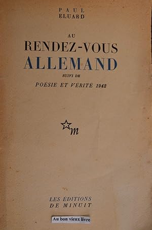 Image du vendeur pour Au rendez-vous allemand mis en vente par Redux Books