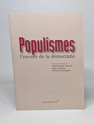 Bild des Verkufers fr Populismes : L'envers de la dmocratie zum Verkauf von crealivres