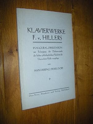 Klavierwerke F. v. Hillers
