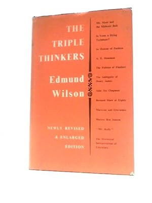 Seller image for The Triple Thinkers: Twelve Essays On Literary Subjects for sale by World of Rare Books