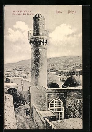 Ansichtskarte Bakou, Mosquée des Khans