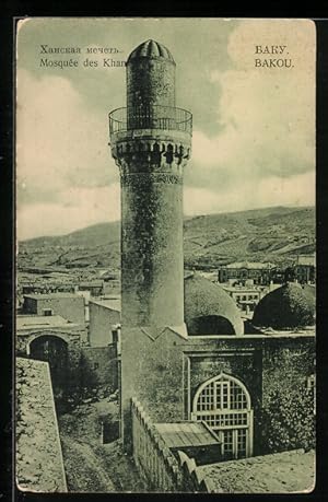 Ansichtskarte Bakou, Mosquée des Khans