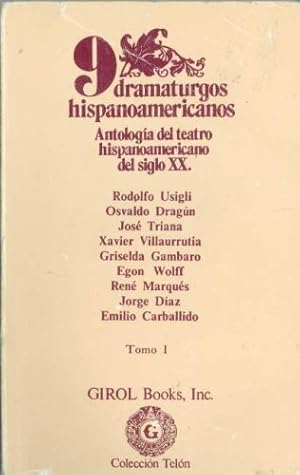 Imagen del vendedor de 9 Dramaturgos Hispanoamericanos a la venta por -OnTimeBooks-