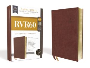 RVR60 Santa Biblia Serie 50 Letra Grande, Tamaño Manual, Leathersoft, Café (Spanish Edition)