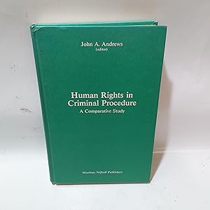 Bild des Verkufers fr Human Rights in Criminal Procedure: A Comparative Study zum Verkauf von Cambridge Rare Books