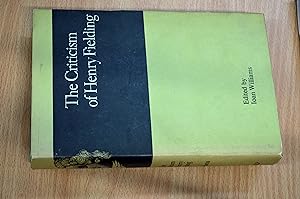 Seller image for Criticism of Henry Fielding for sale by HALCYON BOOKS