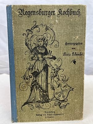 Imagen del vendedor de Marie Schandris bekanntes Regensburger Kochbuch. 1932 Original-Kochrezepte auf Grund vierzigjhriger Erfahrung zunchst fr die brgerliche Kche gnzlich umgearbeitet und herausgegeben von Auguste Eser, geb. Coppenrath. Mit Anhang: 1. Die vollstndige Fastenkche, 2: Die Einmachkunst. Wohlfeile Ausgabe. a la venta por Antiquariat Bler