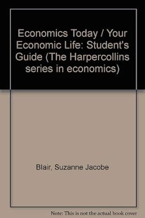 Imagen del vendedor de Economics today (The HarperCollins series in economics) a la venta por Reliant Bookstore