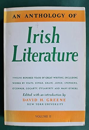 Immagine del venditore per An Anthology of Irish Literature Volume 2 venduto da Lennon Books