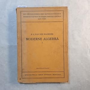 Seller image for Moderne Algebra, Teil: T. 1. for sale by Gebrauchtbcherlogistik  H.J. Lauterbach