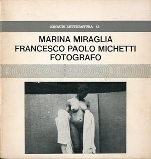 Immagine del venditore per Francesco Paolo Michetti fotografo. venduto da LIBET - Libreria del Riacquisto