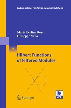 Bild des Verkufers fr Hilbert Functions of Filtered Modules zum Verkauf von BuchWeltWeit Ludwig Meier e.K.