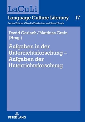 Seller image for Aufgaben in der Unterrichtsforschung  Aufgaben der Unterrichtsforschung for sale by BuchWeltWeit Ludwig Meier e.K.