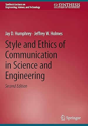Image du vendeur pour Style and Ethics of Communication in Science and Engineering mis en vente par moluna