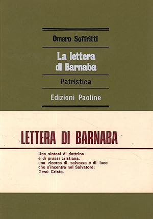Image du vendeur pour La lettera di Barnaba mis en vente par Di Mano in Mano Soc. Coop