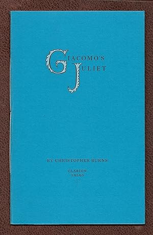 Bild des Verkufers fr Giacomo's Juliet [Numbered edition] zum Verkauf von The Bookshop at Beech Cottage