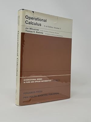 Bild des Verkufers fr Operational Calculus, 2nd Edition, Volume II zum Verkauf von Munster & Company LLC, ABAA/ILAB