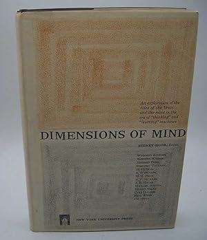 Imagen del vendedor de Dimensions of Mind: A Symposium a la venta por Easy Chair Books