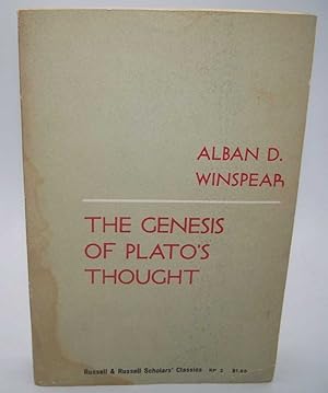 Seller image for The Genesis of Plato's Thought for sale by Easy Chair Books