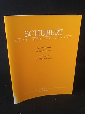 Immagine del venditore per Impromptus fr Klavier D899 (Op. 90) / D935 (Op. Post. 142) - Piano Brenreiter Urtext venduto da ANTIQUARIAT Franke BRUDDENBOOKS
