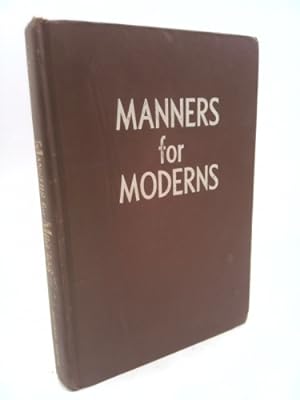 Bild des Verkufers fr Manners for Moderns zum Verkauf von ThriftBooksVintage