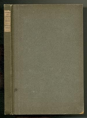 Bild des Verkufers fr Sonnets and Lyrics. A Little Book of Verse on the Present War zum Verkauf von Between the Covers-Rare Books, Inc. ABAA