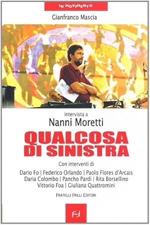 Bild des Verkufers fr Qualcosa di sinistra. Intervista a Nanni Moretti. zum Verkauf von FIRENZELIBRI SRL