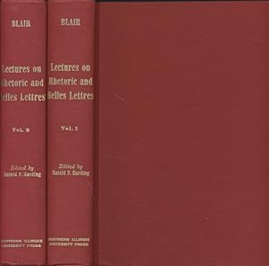 Bild des Verkufers fr [2 Vol.] Lectures on Rhetoric and Belles Lettres. zum Verkauf von Fundus-Online GbR Borkert Schwarz Zerfa