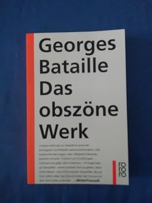 Bild des Verkufers fr Das obszne Werk. Dt. bers. und Nachw. von Marion Luckow / Rororo ; 12893. zum Verkauf von Antiquariat BehnkeBuch