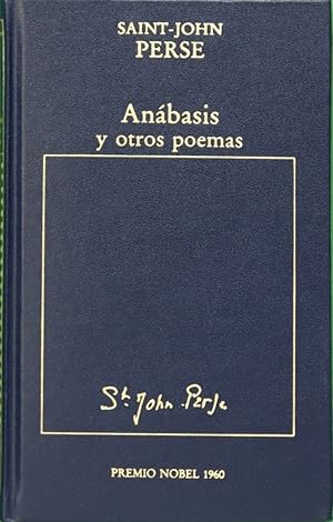 Seller image for Anbasis y otros poemas for sale by Librera Alonso Quijano