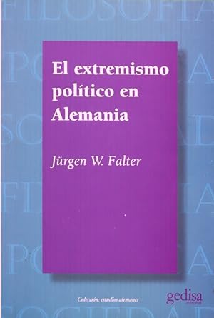 Seller image for El extremismo poltico en Alemania for sale by Librera Alonso Quijano