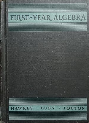 Bild des Verkufers fr First-Year Algebra zum Verkauf von The Book House, Inc.  - St. Louis