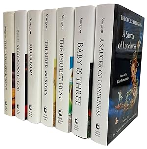 Imagen del vendedor de THE COMPLETE STORIES OF THEODORE STURGEON: THE ULTIMATE EGOIST; MICROCOSMIC GOD; KILLDOZER!; THUNDER AND ROSES; THE PERFECT HOST; BABY IS THREE; A SAUCER OF LONELINESS; BRIGHT SEGMENT; AND NOW THE NEWS . ; THE MAN WHO LOST THE SEA; THE NAIL AND THE ORACLE; SLOW SCULPTURE; [and] CASE AND THE DREAMER. Edited by Paul Williams . a la venta por Currey, L.W. Inc. ABAA/ILAB