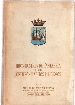 Imagen del vendedor de Hijos ilustres de Cantabria que vistieron habitos religiosos . a la venta por Librera Astarloa