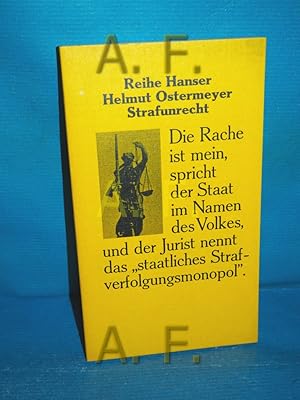 Seller image for Strafunrecht (Reihe Hanser 75) for sale by Antiquarische Fundgrube e.U.