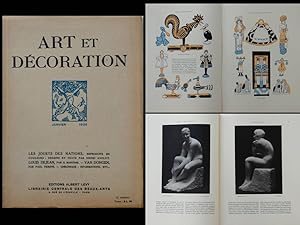 ART ET DECORATION -JANVIER 1926- JOUETS, LOUIS DEJEAN, VAN DONGEN