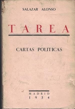 Seller image for TAREA. CARTAS POLTICAS for sale by Librera Torren de Rueda